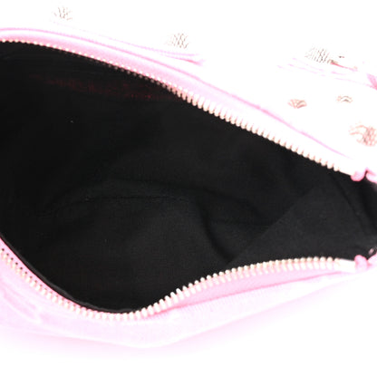 Balenciaga Denim BB Monogram Le Cagole Shoulder Bag XS Pink 6 of 11