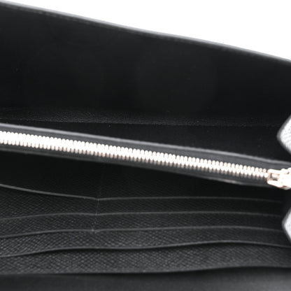 Hermes Epsom Cavale Constance Long Wallet To Go Black Multicolor 5 of 12