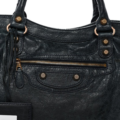 Balenciaga Agneau Giant 12 Rose Gold Hardware City Dark Night 9 of 11