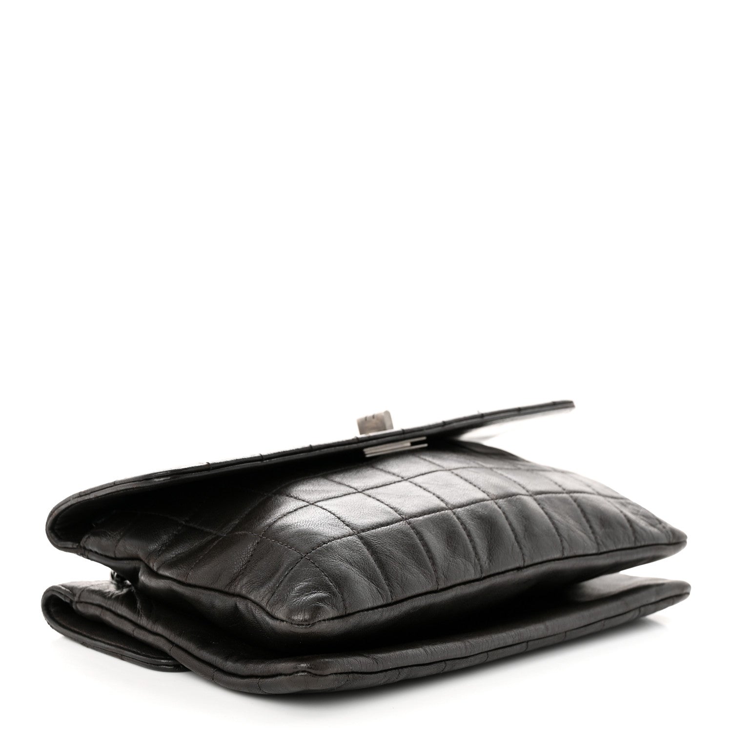 Chanel Lambskin Chocolate Bar Mademoiselle Flap Black 4 of 12