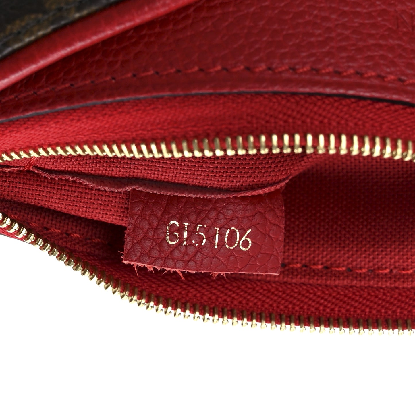 Monogram Pallas Clutch Cherry