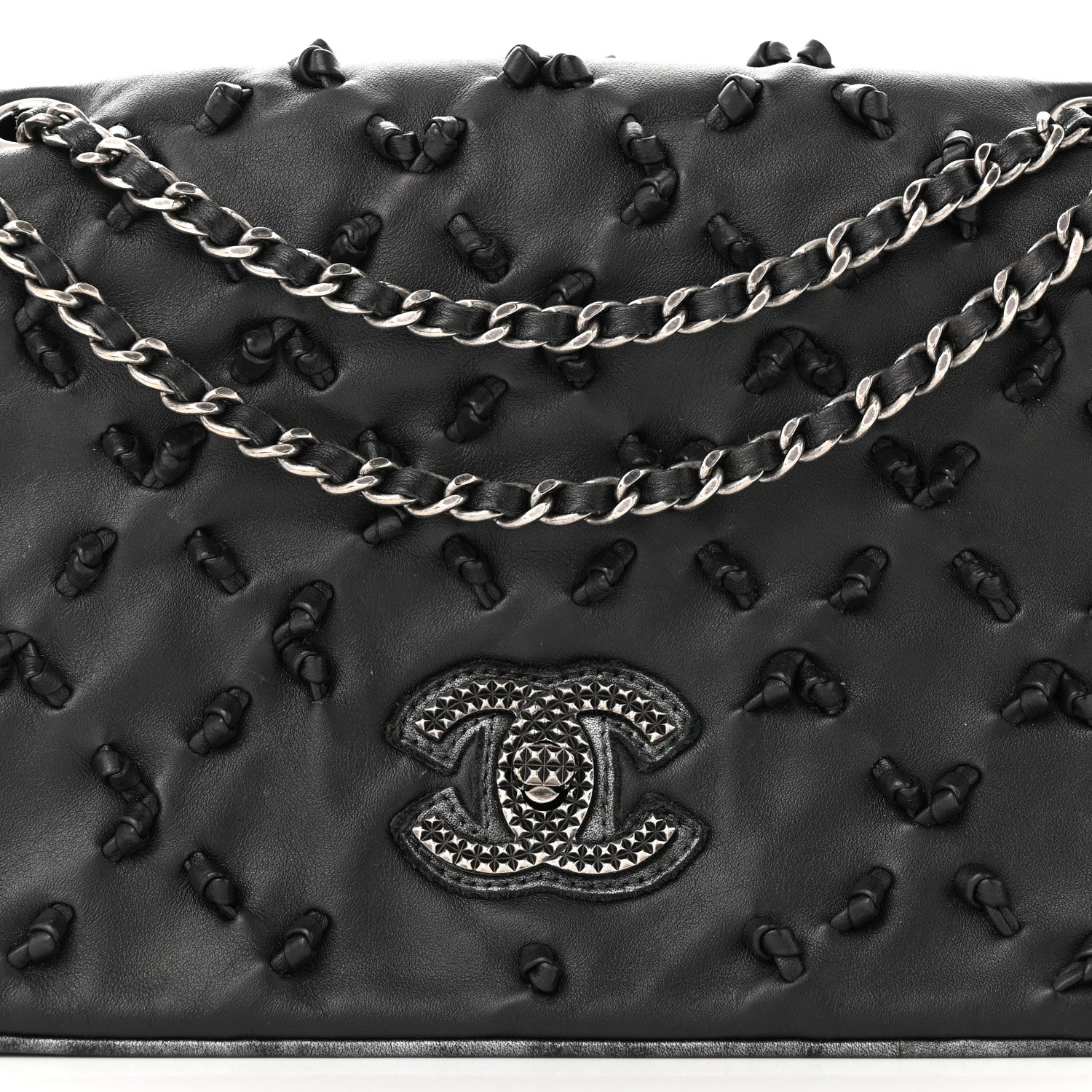 Chanel Lambskin Chic Knot Flap Black 8 of 13