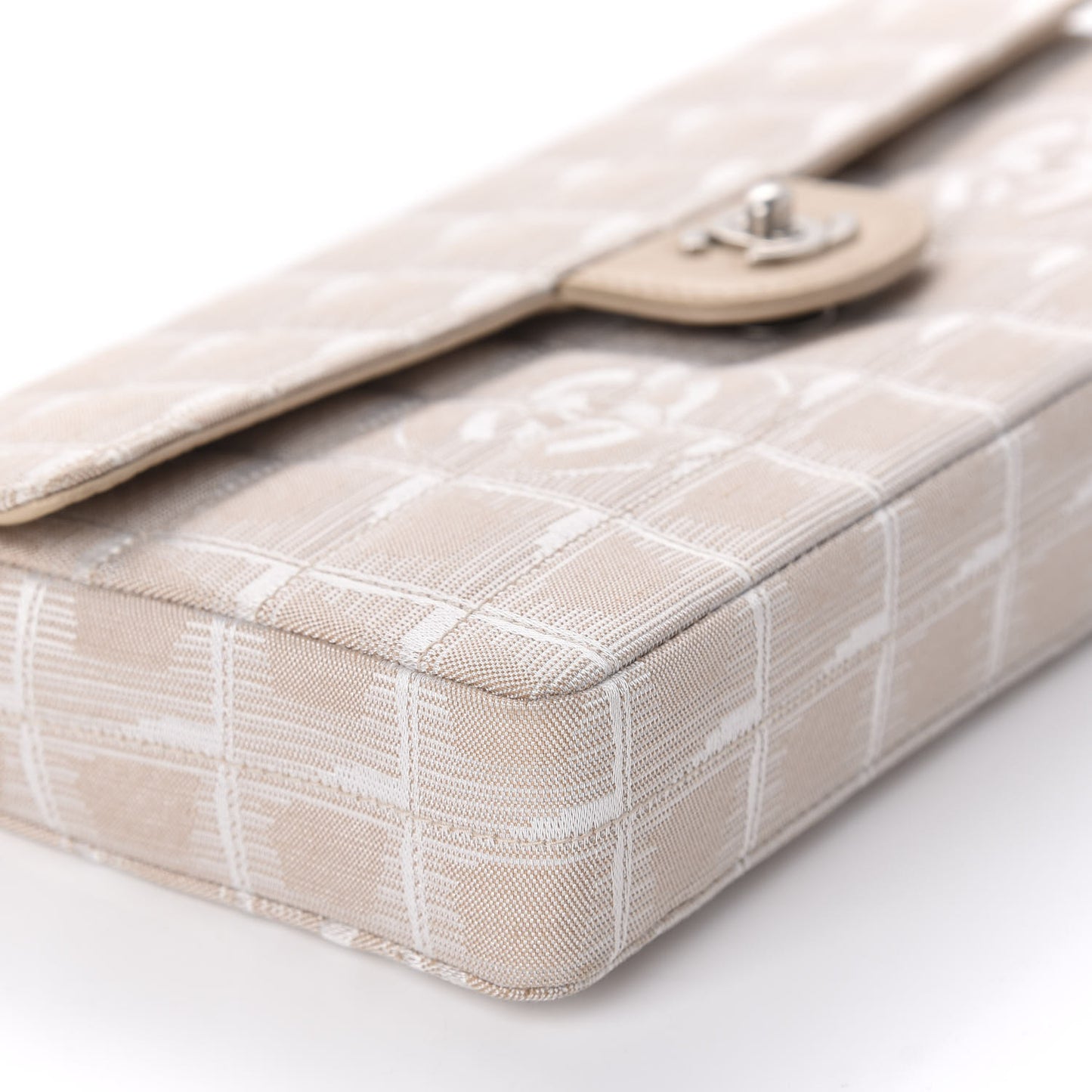 Nylon Travel East West Flap Beige