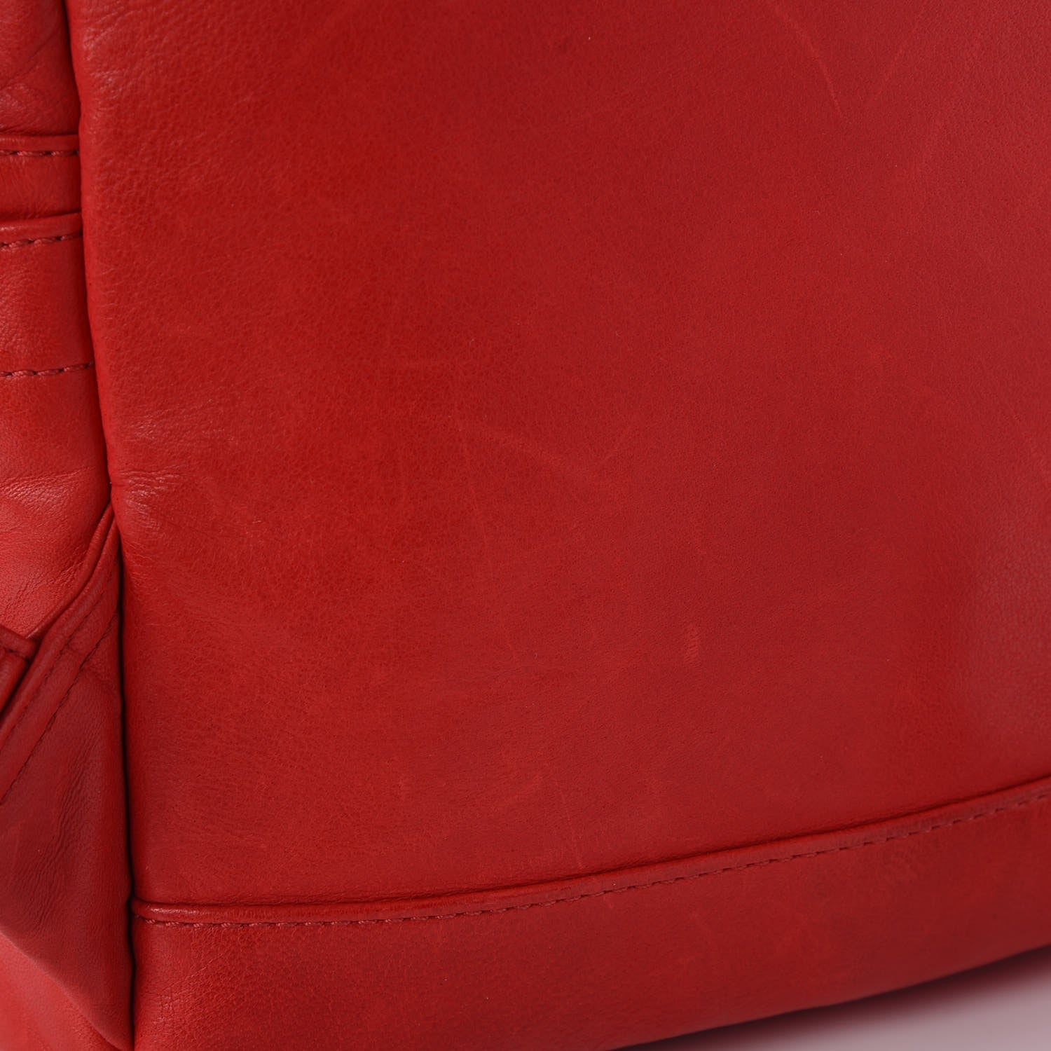 MCM Lambskin Tumbler Backpack Red 16 of 16