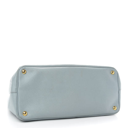 Prada Saffiano Lux Large Tote Lago 4 of 11