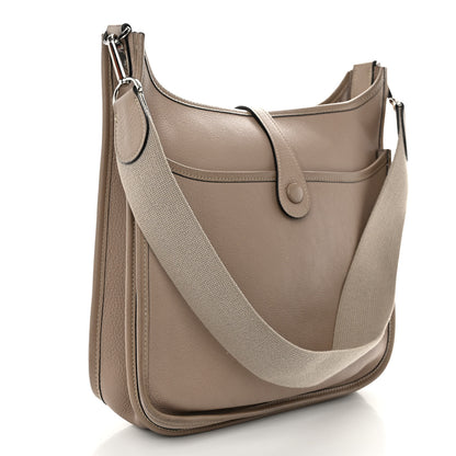 Hermes Taurillon Clemence Evelyne II PM Gris Tourterelle 3 of 11