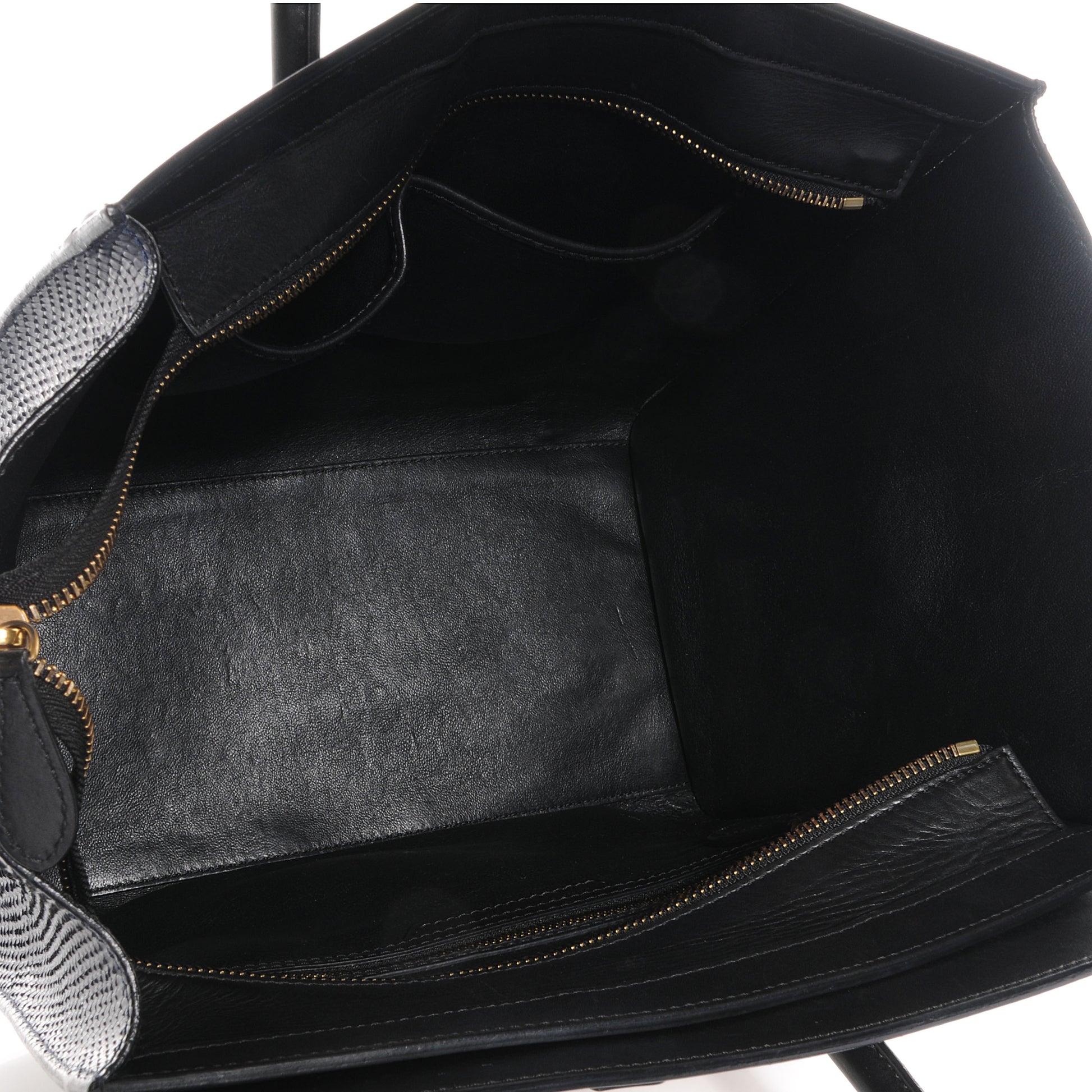 Celine Cobra Mini Luggage Black Navy Khaki 5 of 9