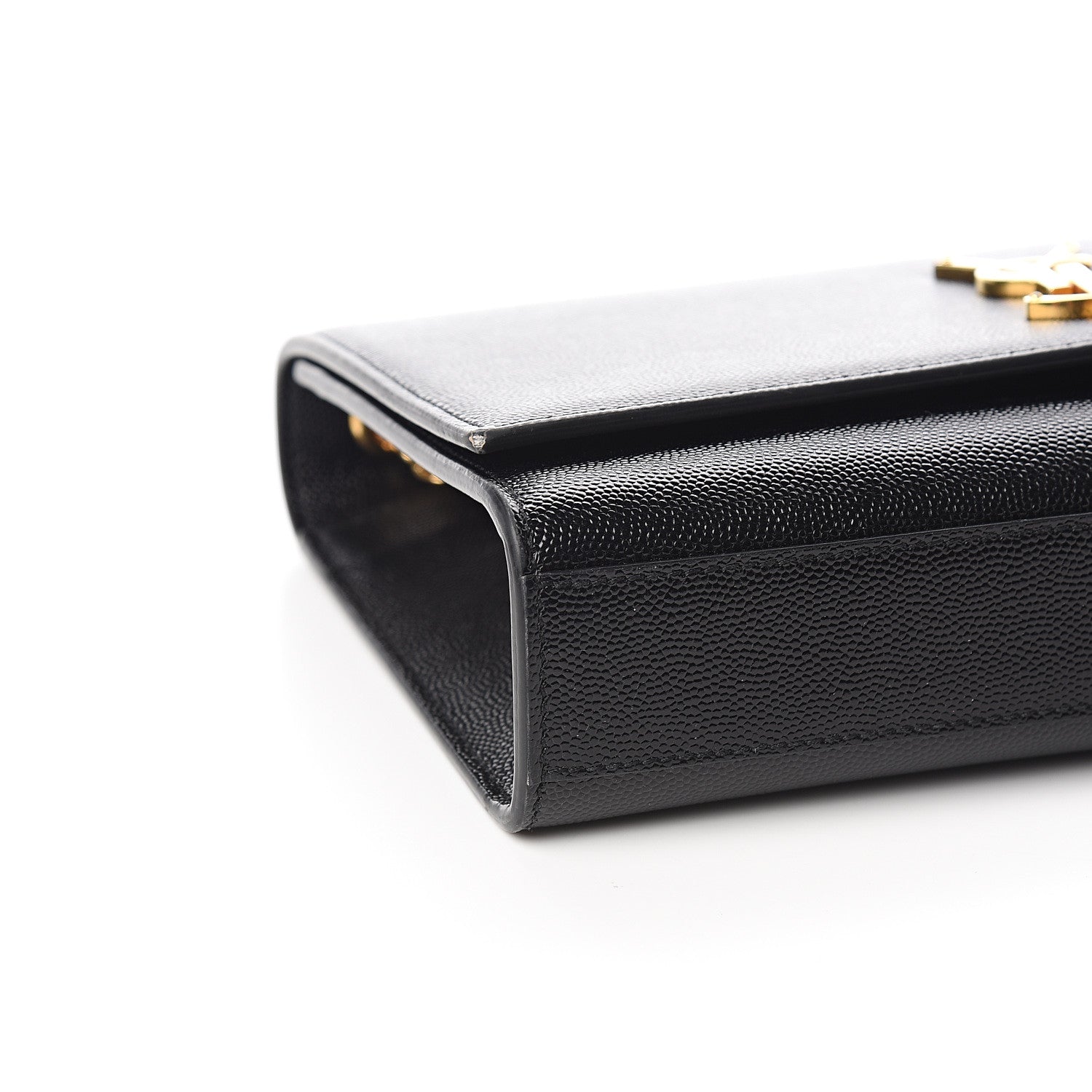 Saint Laurent Grain De Poudre Medium Classic Monogram Kate Satchel Black 7 of 10