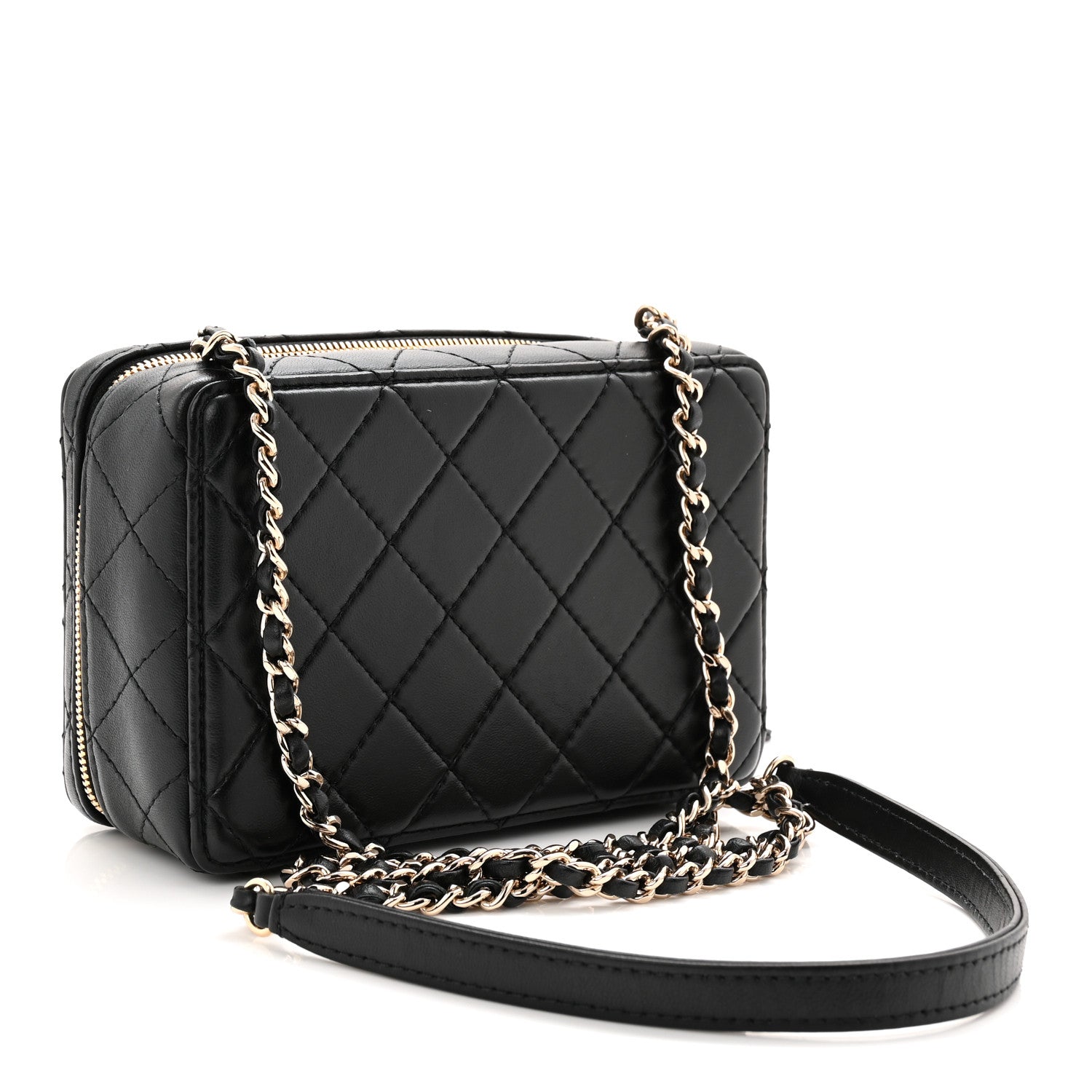 Chanel Lambskin Quilted Coco Click Bag Black 3 of 10