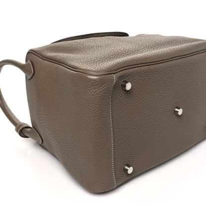 Hermes Taurillon Clemence Lindy 30 Etoupe 8 of 9