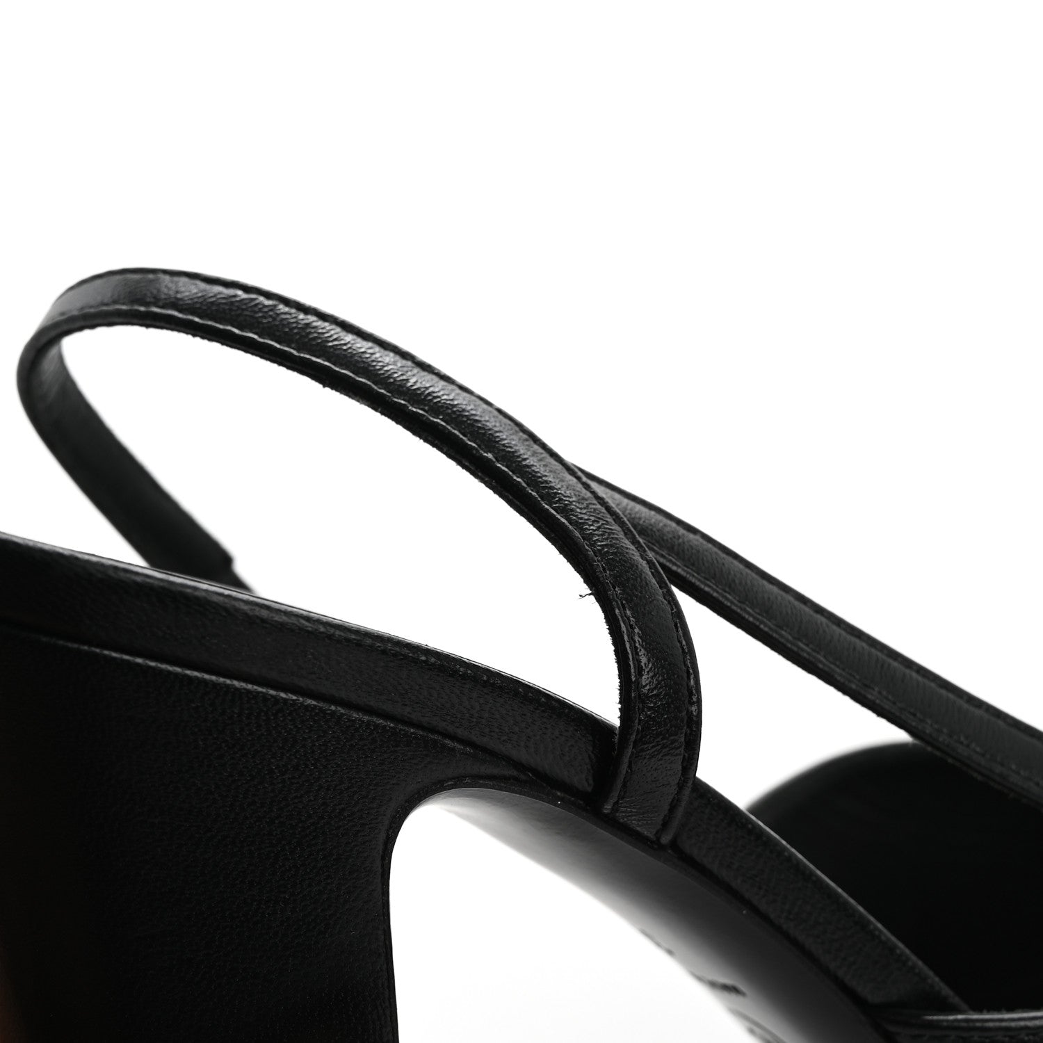 Chanel Lambskin Grosgrain Cap Toe CC Slingback Pumps 36