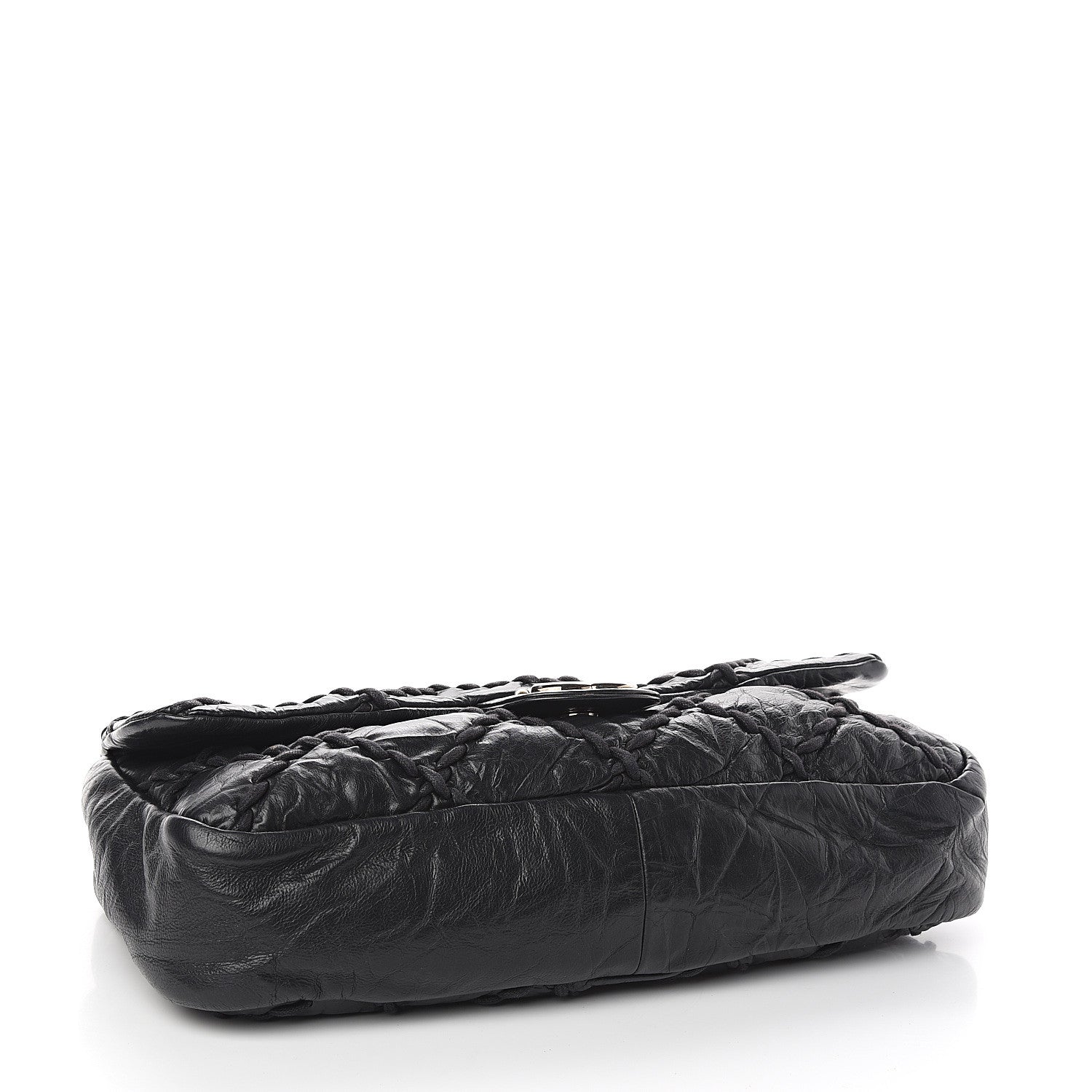 Chanel Calfskin Ultra Stitch Oversize Flap Black 3 of 9