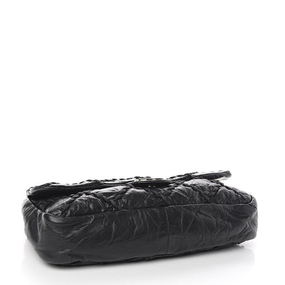 Chanel Calfskin Ultra Stitch Oversize Flap Black 3 of 9