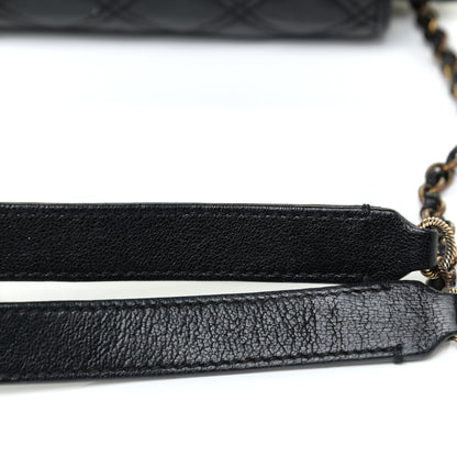 Marc Jacobs Lacquered Lambskin Baroque The Large Single Flap Black 10 of 13