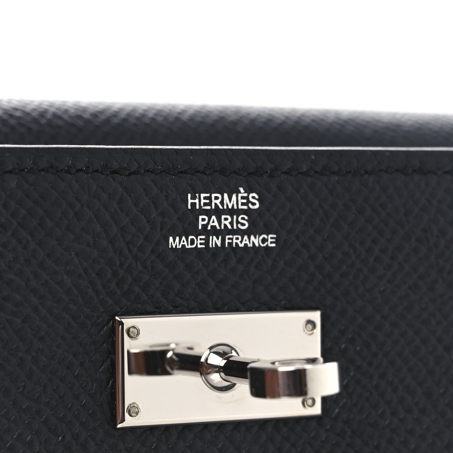 Hermes Epsom Medium Kelly Wallet Black 7 of 12