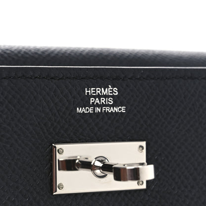 Hermes Epsom Medium Kelly Wallet Black 7 of 12