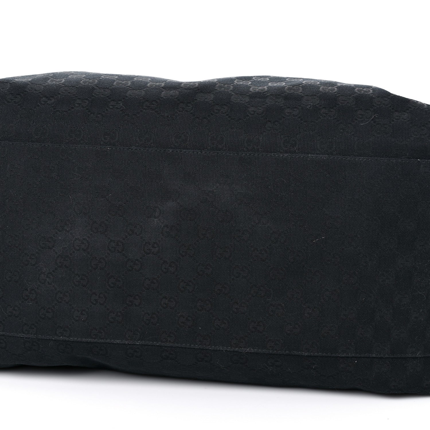 Gucci GG Monogram Web Large Collapsible Carry On Duffle Bag Black 13 of 23