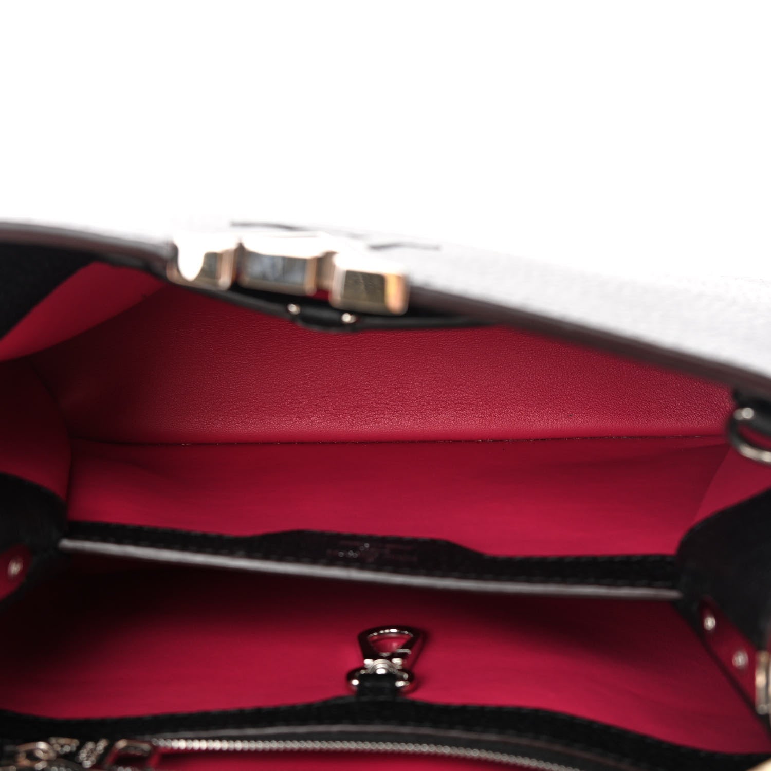Louis Vuitton Taurillon Ayers Capucines BB Black 6 of 11