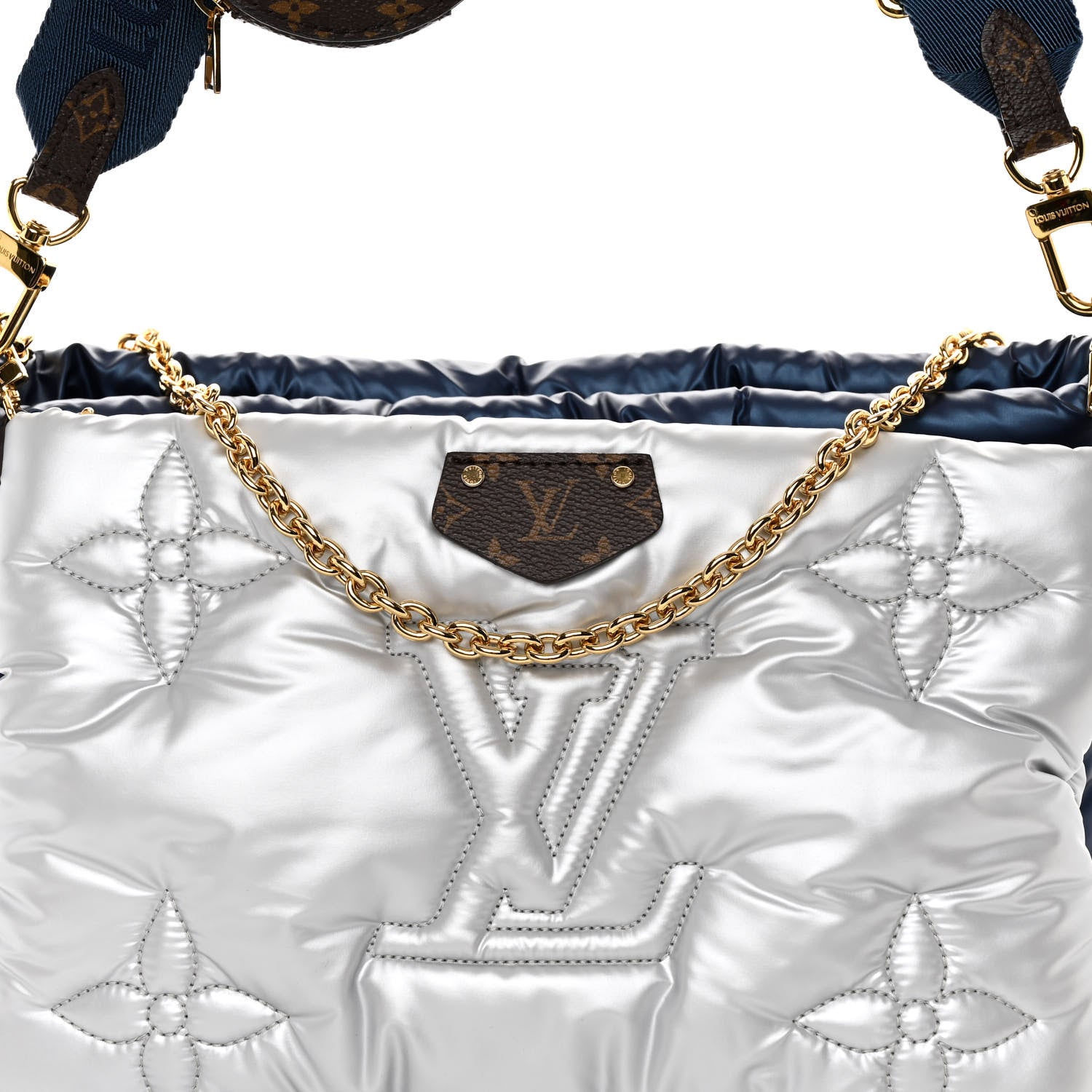 Louis Vuitton Econyl Monogram Pillow Maxi Multi Pochette Accessories Navy Silver 8 of 10