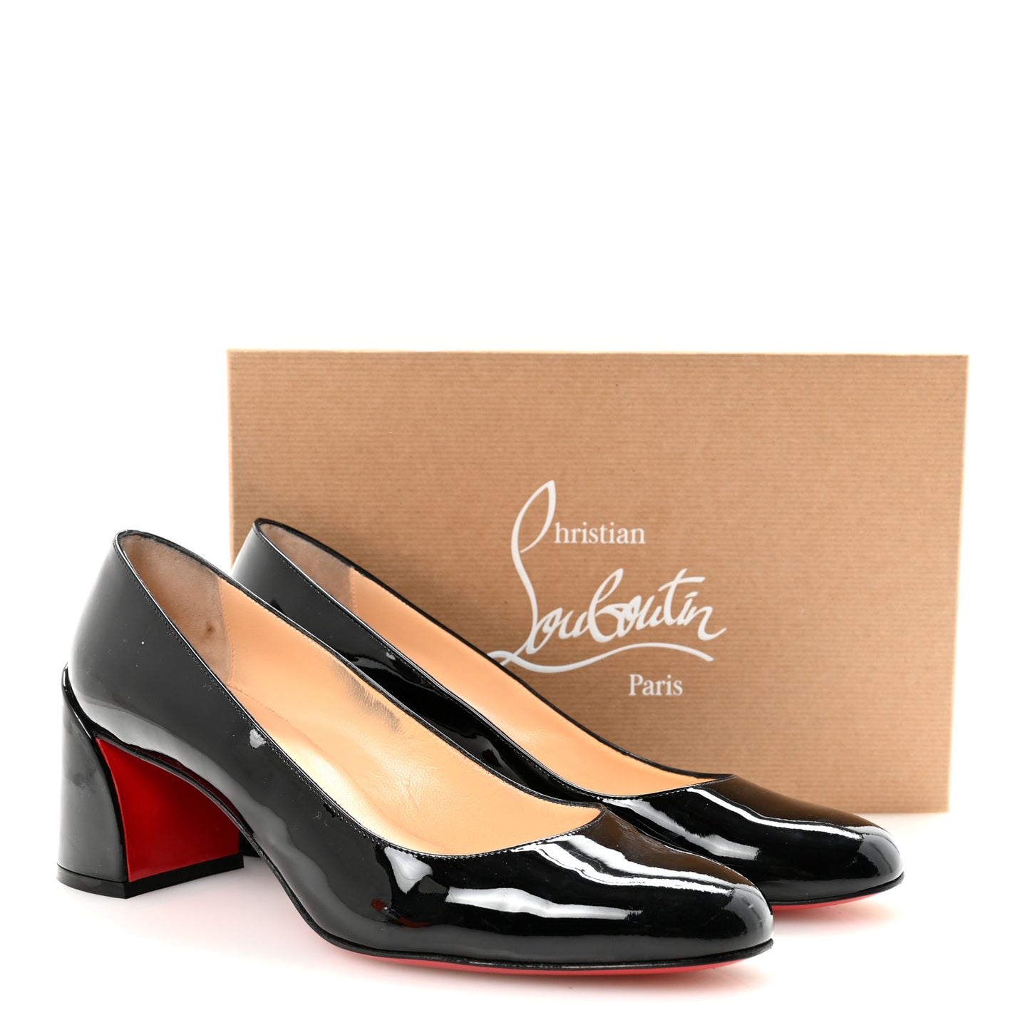 Patent Calfskin Miss Sab 55 Pumps 40 Black