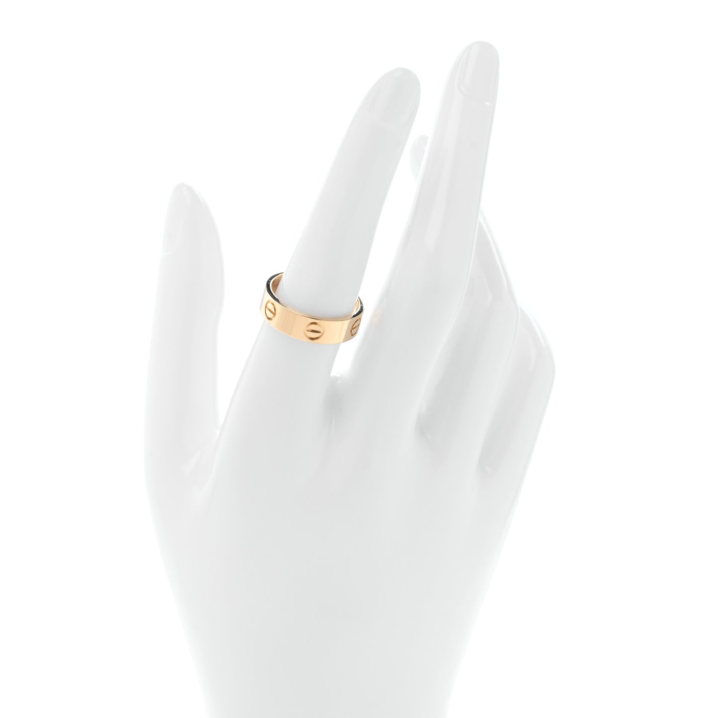 18K Yellow Gold 5.5mm LOVE Ring 55 7.25