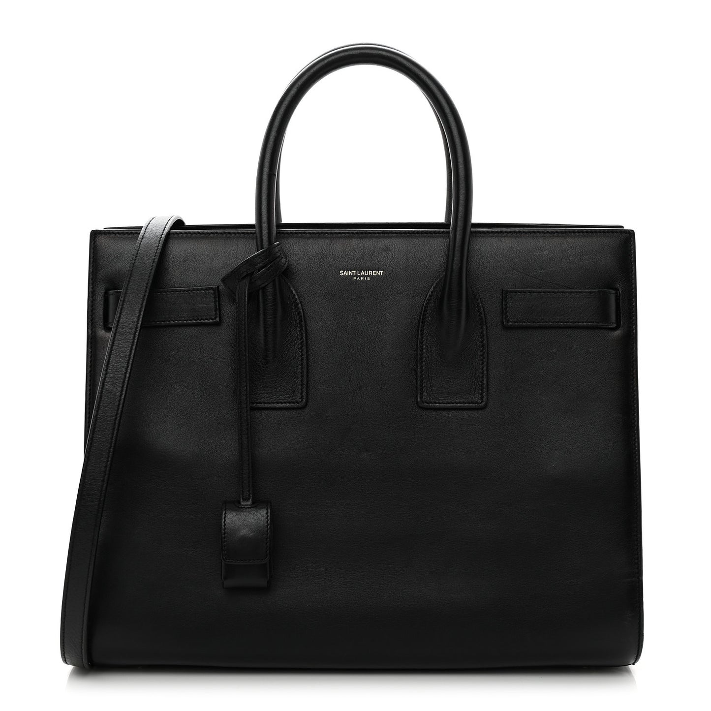 Calfskin Small Sac De Jour Black
