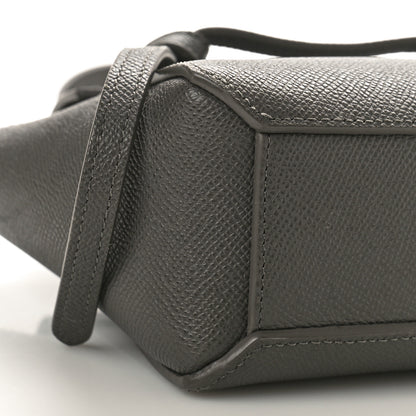 Celine Grained Calfskin Pico Belt Bag Grey 7 of 8