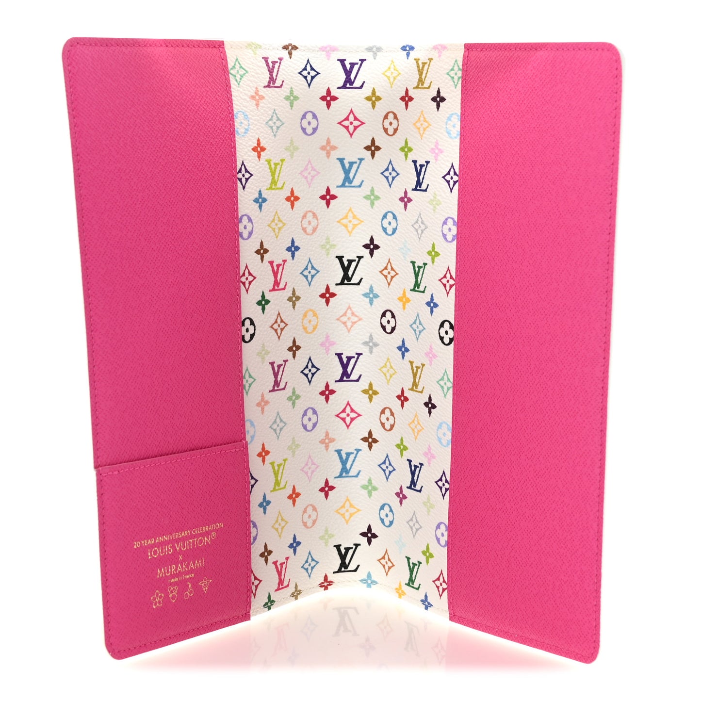 LV X TM Monogram Multicolor Emily Notebook Cover MM White