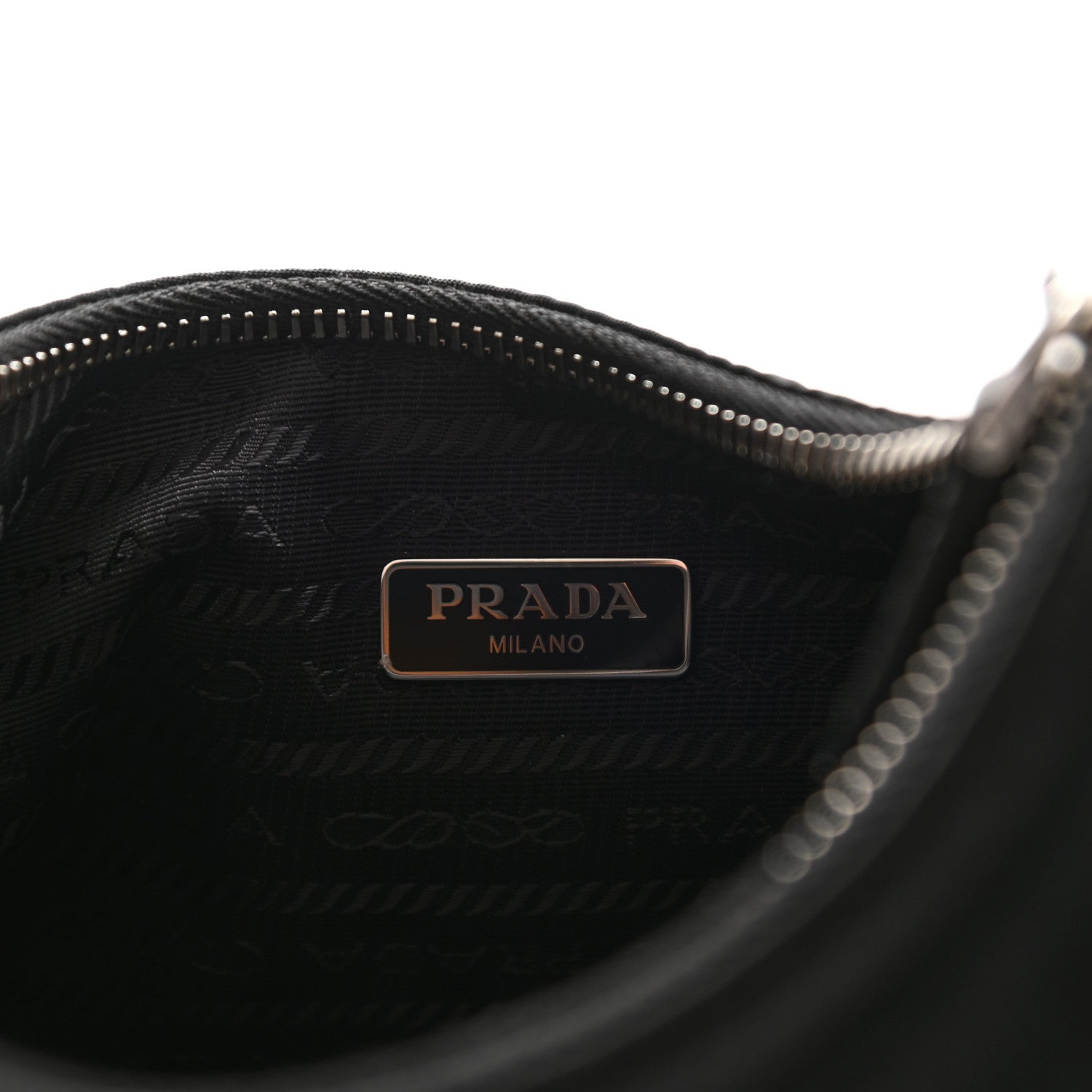Prada Nylon Re-Edition 2005 Shoulder Bag Black 6 of 10