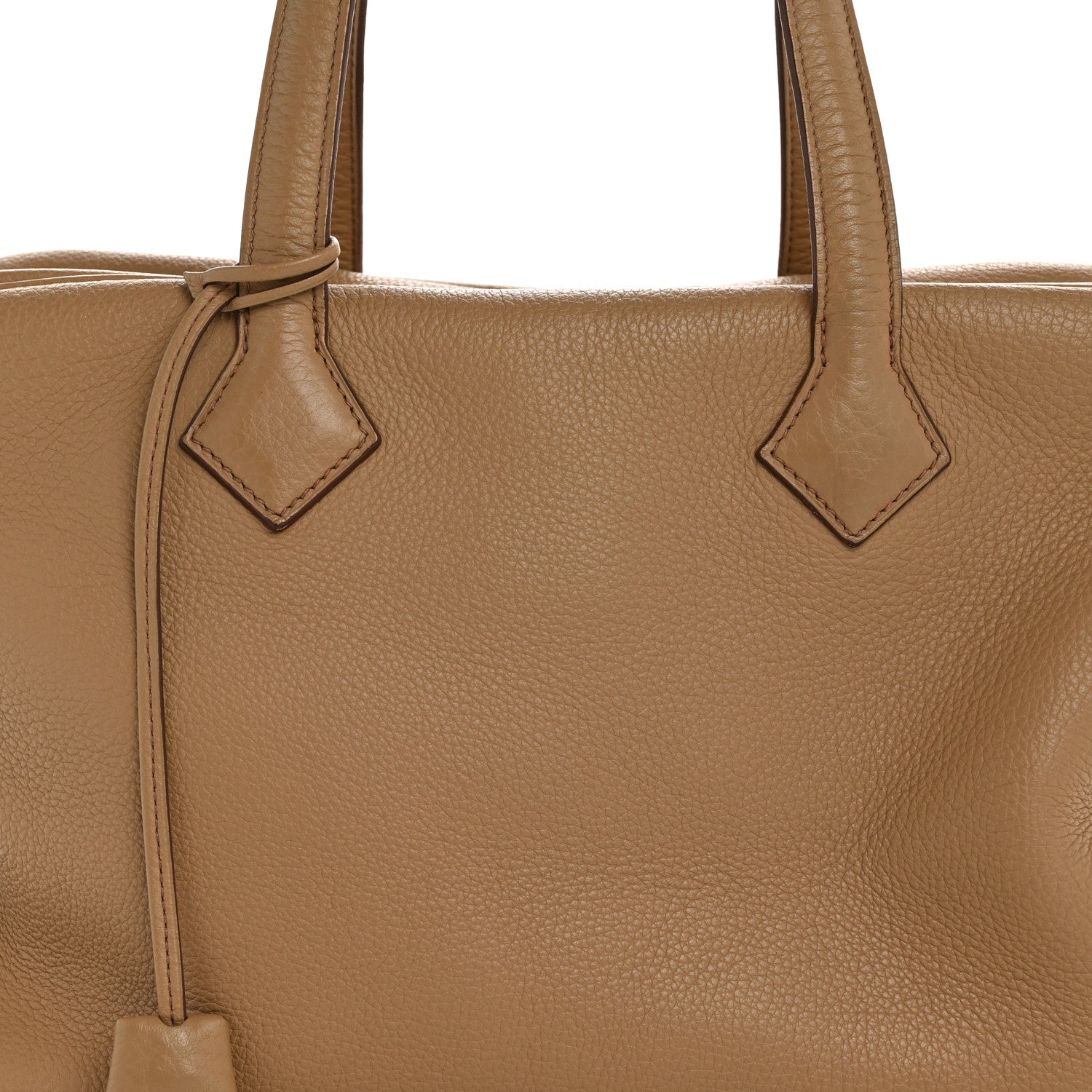 Hermes Taurillon Clemence Victoria II 35 Biscuit 8 of 13