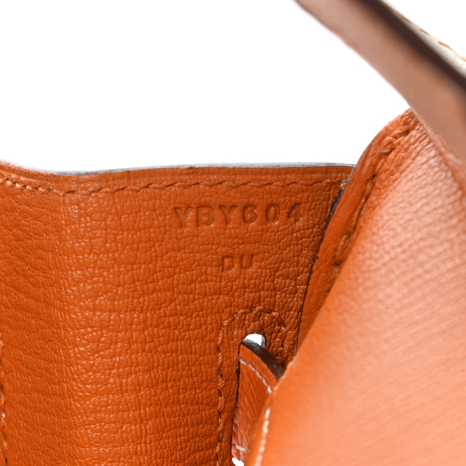 Hermes Epsom Horseshoe Birkin 30 Craie Abricot 6 of 9