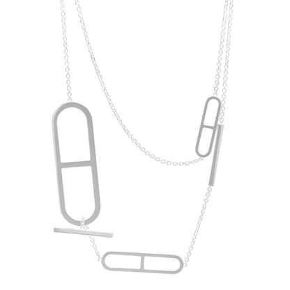 Hermes Sterling Silver Ever Chaine d'Ancre Long Lariat Necklace 1 of 6