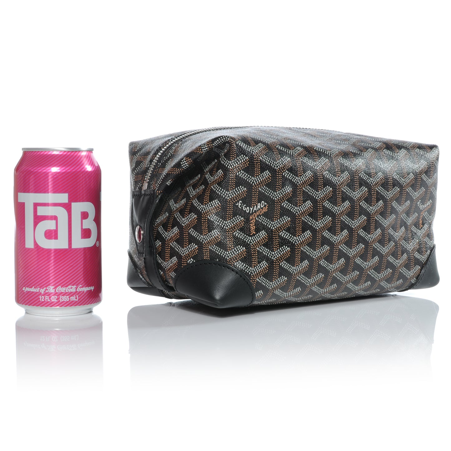 Goyardine Boeing 25 Trousse de Toilette Black