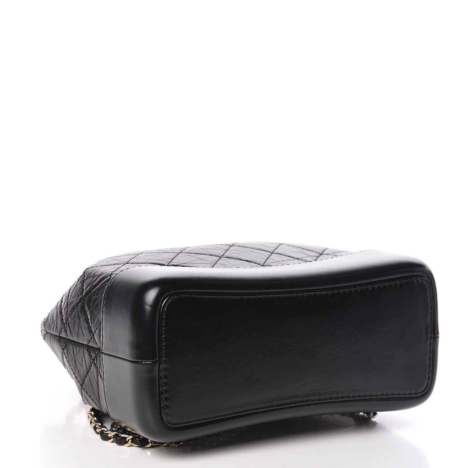 Chanel Aged Calfskin Quilted Small Gabrielle Backpack Black 4 of 11
