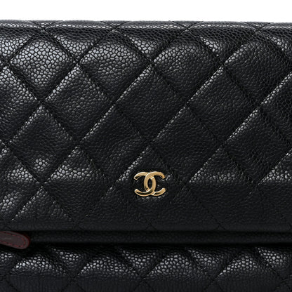 Chanel Caviar Quilted CC Beauty Clutch Black 9 of 10