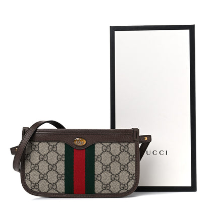 Gucci GG Supreme Monogram Web Ophidia Crossbody Beige New Acero 10 of 10