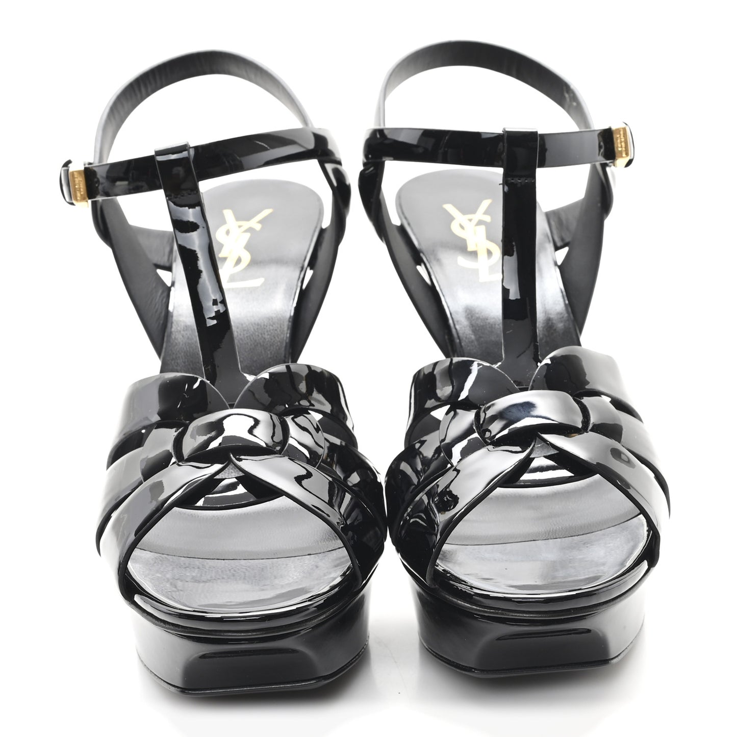 Patent Tribute 75 Platform Sandals 38.5 Black