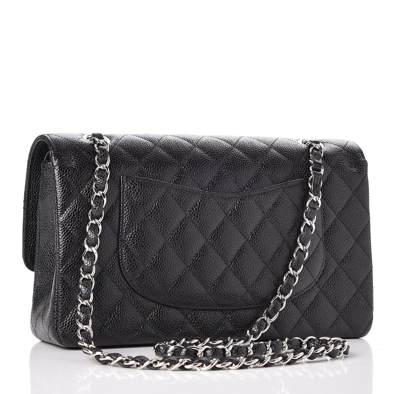 Chanel Caviar Quilted Medium Double Flap Black 4 of 9