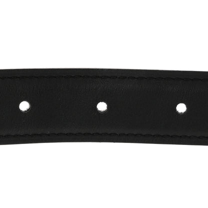 Hermes Swift Epsom 24mm Flot Belt 80 32 Black Craie 4 of 6