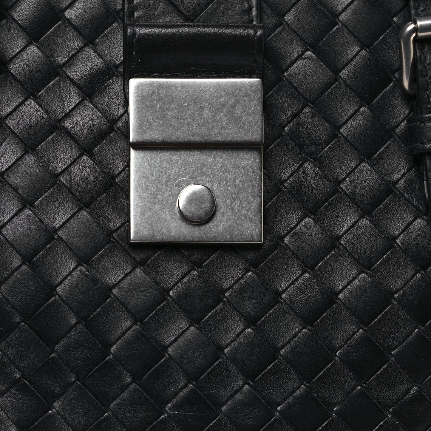 Nappa Intrecciato Small Roma Black