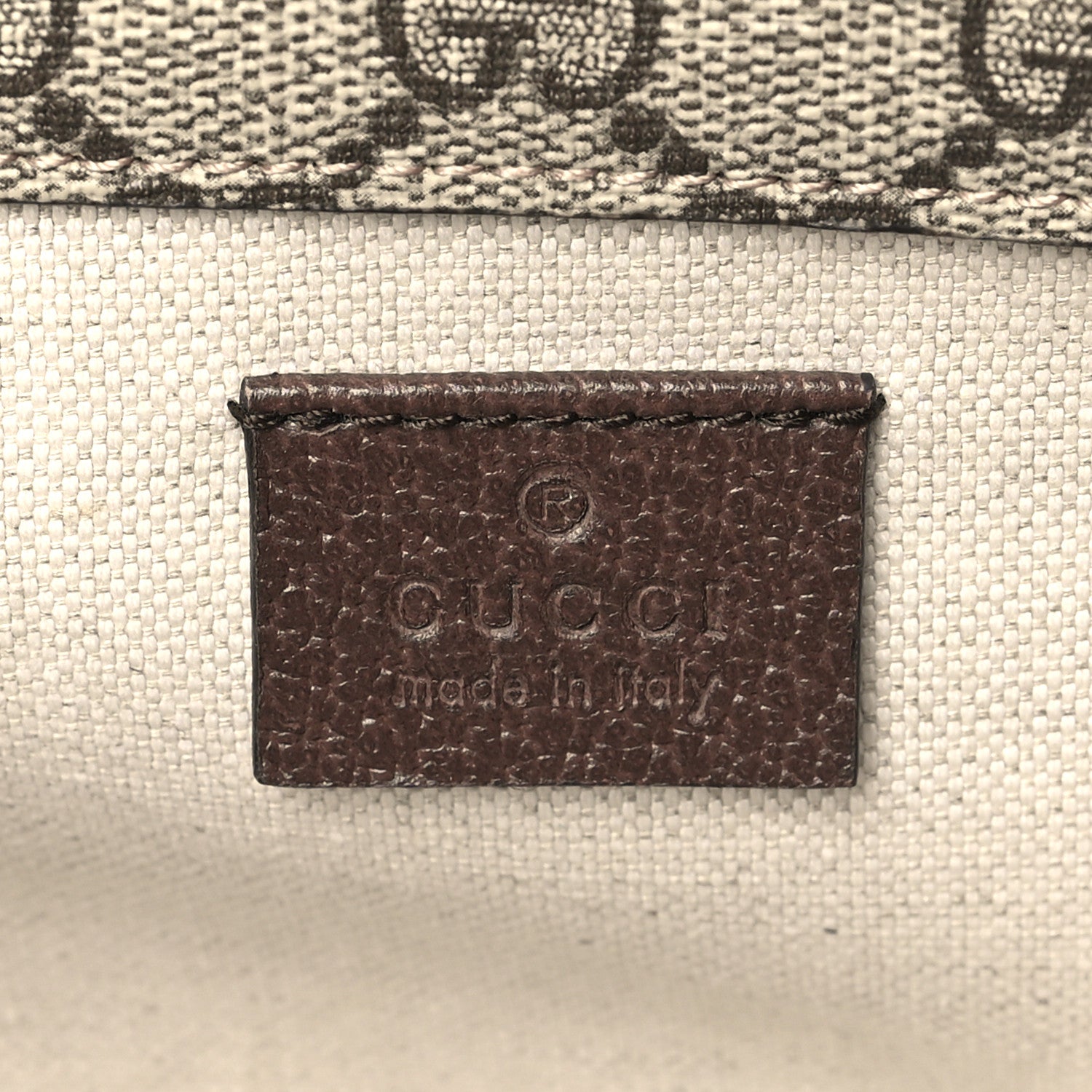 Gucci GG Supreme Monogram Web Small Neo Vintage Double Flap Messenger Bag Beige New Acero 6 of 9