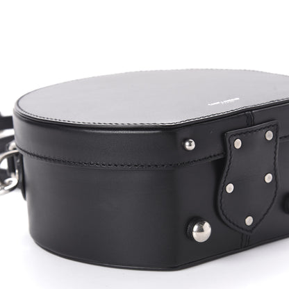 Saint Laurent Calfskin Small Mica Hat Box Black 6 of 11