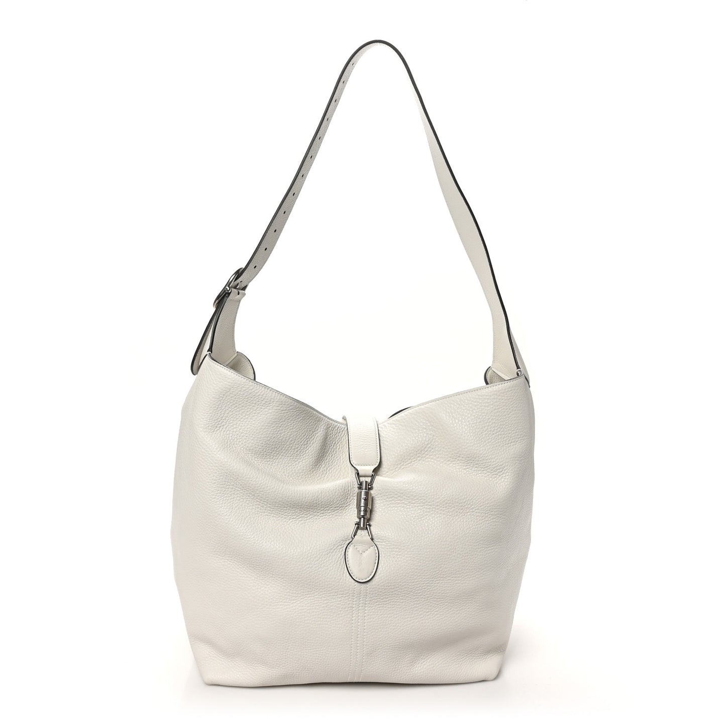 Amour Grane Calfskin Medium Jackie 1961 Crossbody Bag Great White