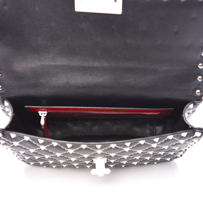 Valentino Garavani Lambskin Medium Free Rockstud Spike Shoulder Bag Black 5 of 10