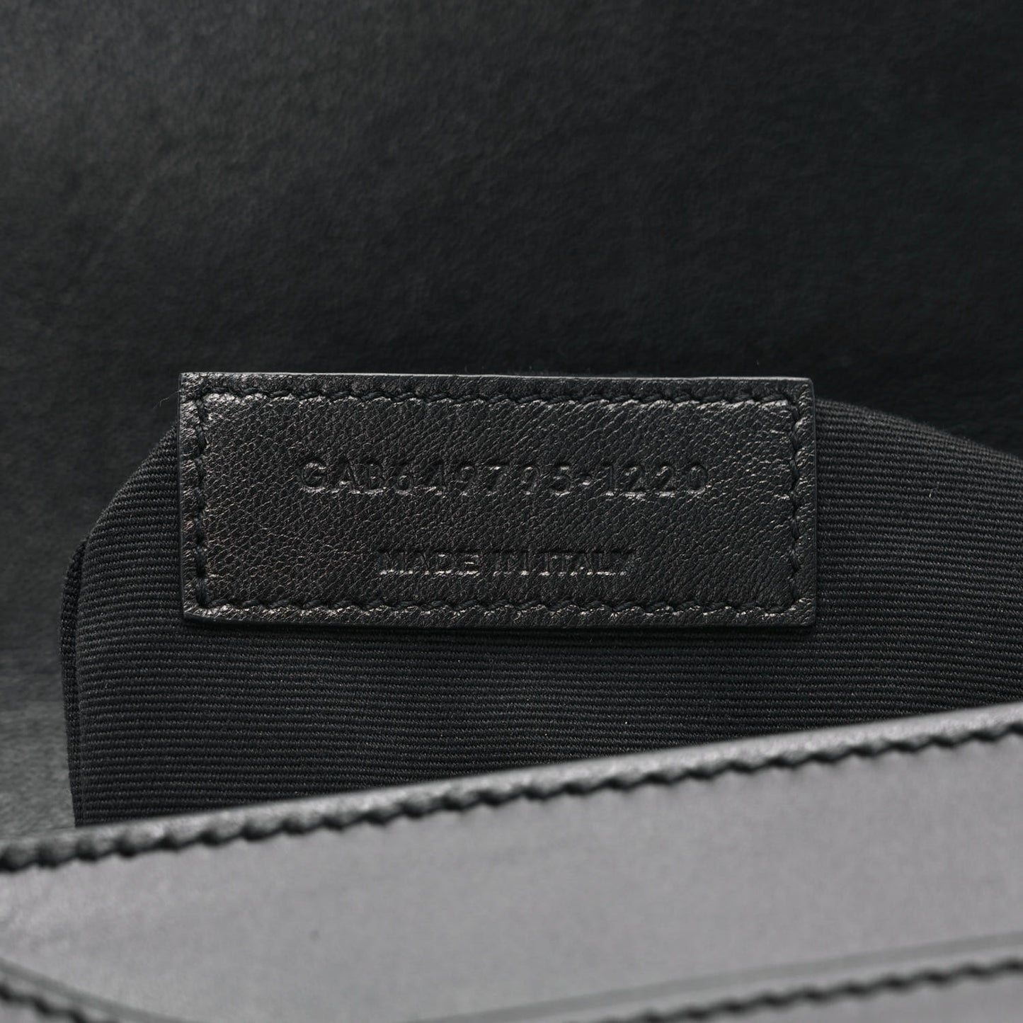 Smooth Calfskin Le Maillon Satchel Black