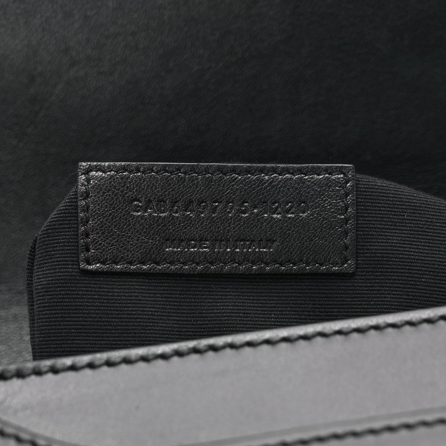 Saint Laurent Smooth Calfskin Le Maillon Satchel Black 7 of 9