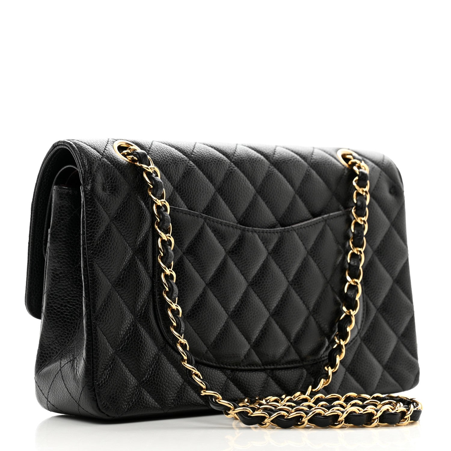 Chanel Caviar Quilted Medium Double Flap Black 3 of 10