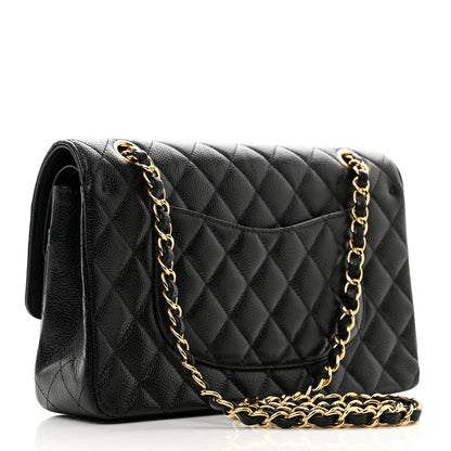 Chanel Caviar Quilted Medium Double Flap Black 3 of 10