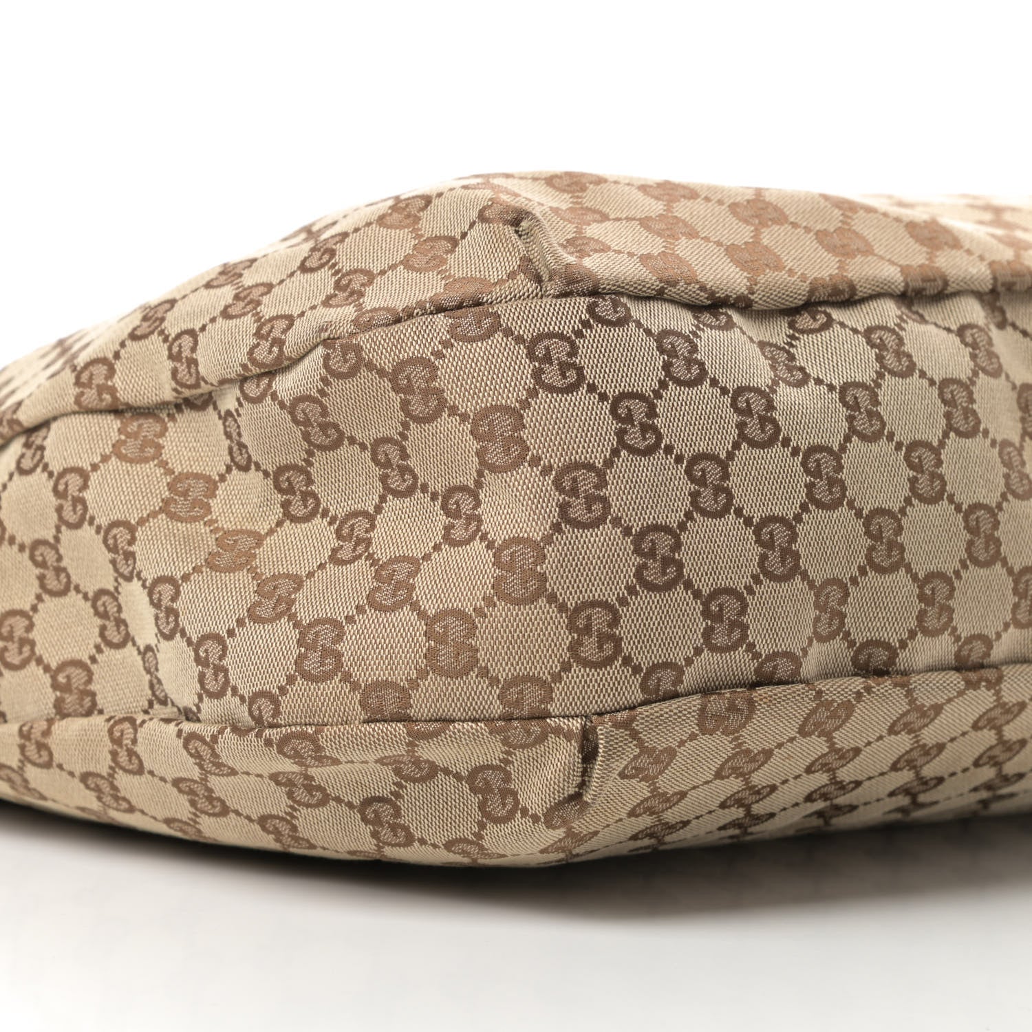 Gucci Monogram Large New Ladies Web Hobo Dark Brown 9 of 17