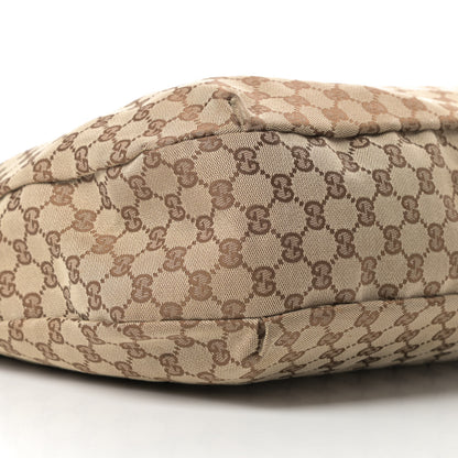 Gucci Monogram Large New Ladies Web Hobo Dark Brown 9 of 17